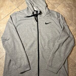 Nike Men's Light Gray Full-Zip Jacket